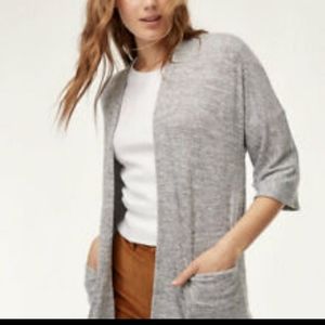 Aritzia - wildfree cardigan S gray